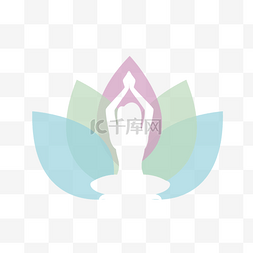瑜珈展架素材下载图片_兰花是指冥想瑜伽日