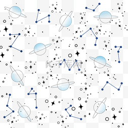 宇宙太空星球无缝主题底纹