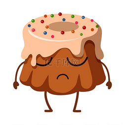 蛋糕甜点图片_里面有洞的大圆饼。