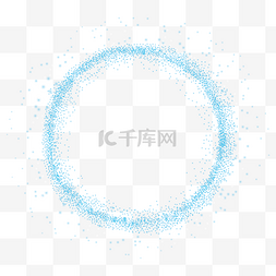 粒子蓝色图片_蓝色商务科技粒子颗粒发散边框