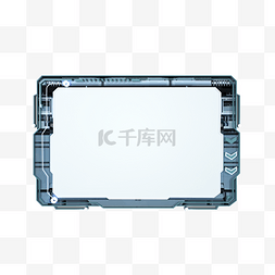 C4D机械机甲边框文本框科技纹理