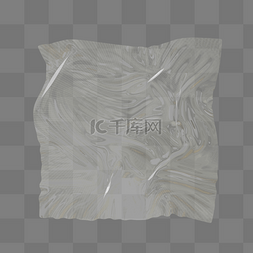 仿真透明褶皱塑料覆膜薄膜PVC