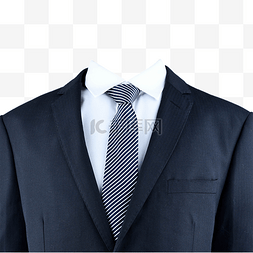 商务摄影图片_胸像黑西装白衬衫有领带摄影图