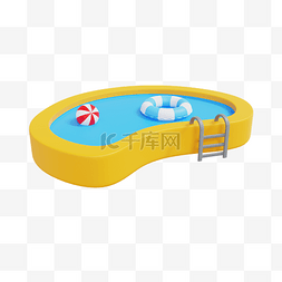 3DC4D立体游泳游泳池