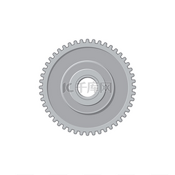 金属工业图片_设置和功能齿轮金属齿轮隔离图标