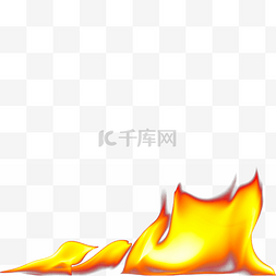 黄色动感液体图片_火焰燃烧点燃橙色