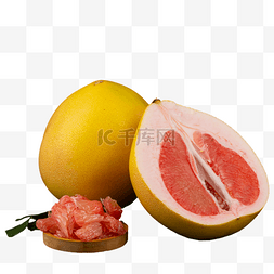 红肉柚子图片_红心柚子蜜柚