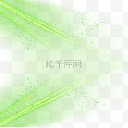 绿色光线图片_光效抽象绿色眩光