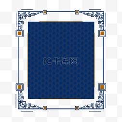 古风国风底色景观边框
