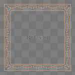 中式新中式中国风古典花纹传统暗纹纹理底纹方形边框