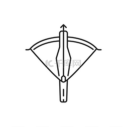 十字弓中世纪的弓瑞士或瑞士的体