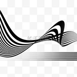 扭曲条纹图片_抽象的单色背景光学艺术波条纹