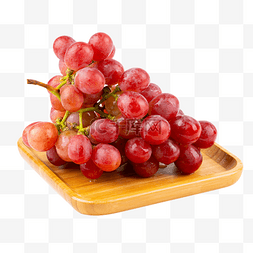 水果新鲜水果葡萄图片_新鲜水果红提果盘