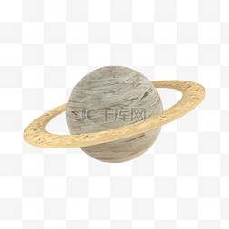3d木纹质感立体行星