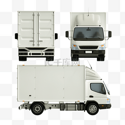 禁止车辆通行标志图片_仿真装载运载卡车货车车辆箱货