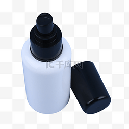 空塑料瓶图片_白色化妆水分装喷雾瓶