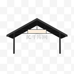 新中式屋顶图片_中式建筑门头