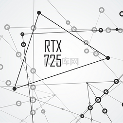 图形背景分子和连接点和线的通信