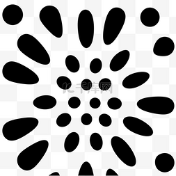 圆点黑色底纹图片_波点圆点底纹几何装饰图形