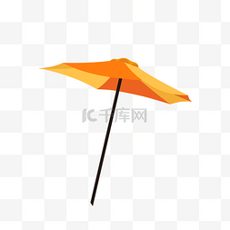 太阳伞素材图片_扁平遮阳伞太阳伞