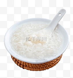 米酒醪糟图片_传统美食酒酿小元宵