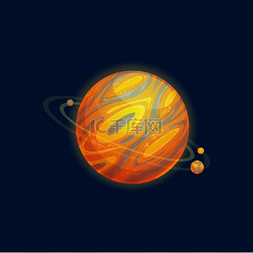天文学图标图片_火星世界，奇妙的橙色神秘地球和