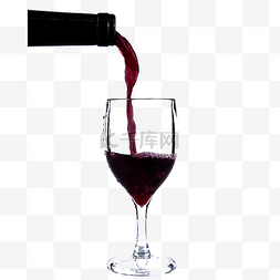 美食红酒玻璃杯红酒瓶