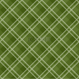 苏格兰图腾图片_绿色的格子呢无缝图案。
