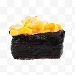 手卷图片_日式料理玉米寿司