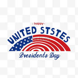 半圆标签图片_半圆形美国总统日