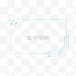 多边形组合科技感矢量渐变边框