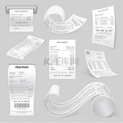 文档图片_收银机打印收据真实收藏收银台销
