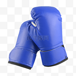 拳套格斗保护训练蓝色