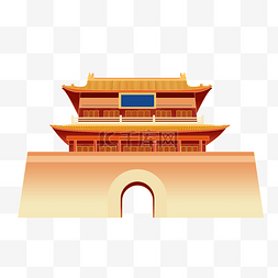 中国风古风国潮风建筑