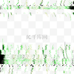 绿色线条几何图片_绿色线条抽象故障渐变边框