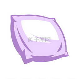柔软舒适图标图片_柔软枕头的插图睡眠产品的图标标
