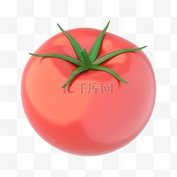 番茄红色3d农业免扣