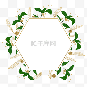 婚礼边框绿色图片_婚礼边框绿色素材-婚礼边框绿色图片大全-千库网