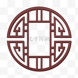 砖砌镂空栏杆图片_中国古风雕花镂空窗户边框