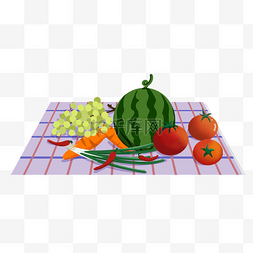 西红柿胡萝卜葱图片_水果胡萝卜西瓜葡萄