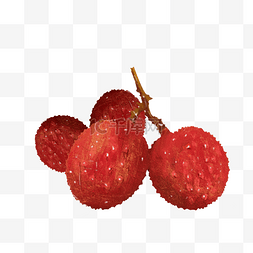 果实红色图片_红色水果荔枝