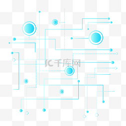 未来科技线条图片_商务蓝色科技线条