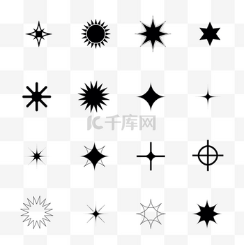 米字星标图标图片-米字星标图标素材-米字星标图标模板图片下载-千库网