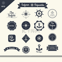 标签品牌图片_水手航海标志模板水手航海标志模