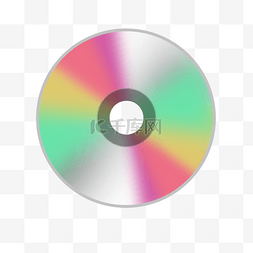 彩虹剪贴画图片_正面圆形cd剪贴画