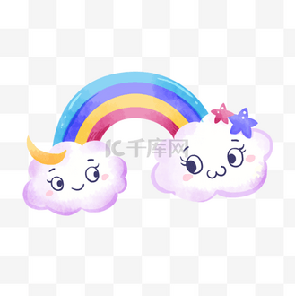 乐器图形设计图片素材_彩虹拟人卡通彩色绘画图片创意