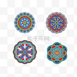 圆形中式传统花纹
