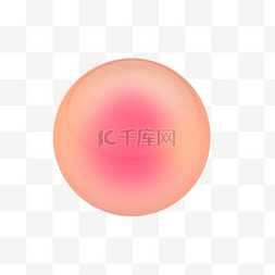 球玻璃球图片_3D立体磨砂玻璃球渐变粉色