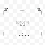 圆角矩形相机录制边框