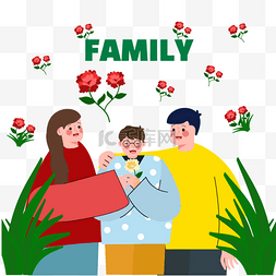 家庭父母图片_韩国家庭月父母节节日庆祝